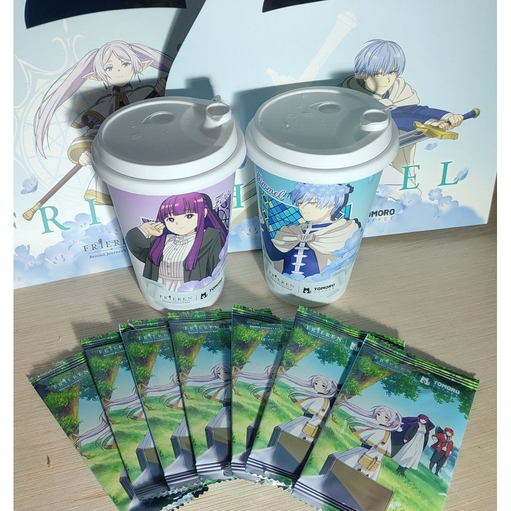 Jual [Turun Harga] Frieren x Tomoro Coffee Collab Official Merchandise ...