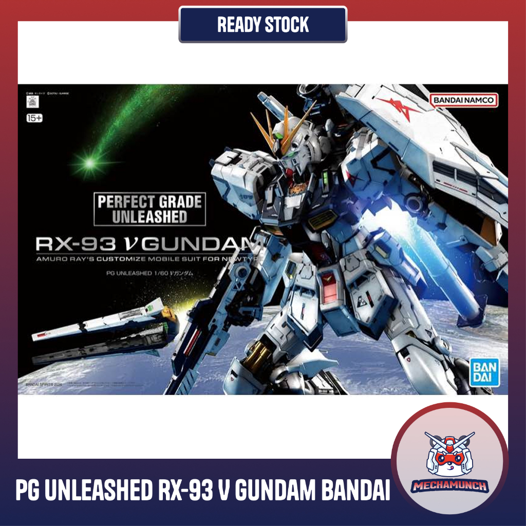 Jual PG Unleashed Rx-93 V Nu Gundam 1/60 Bandai | Shopee Indonesia