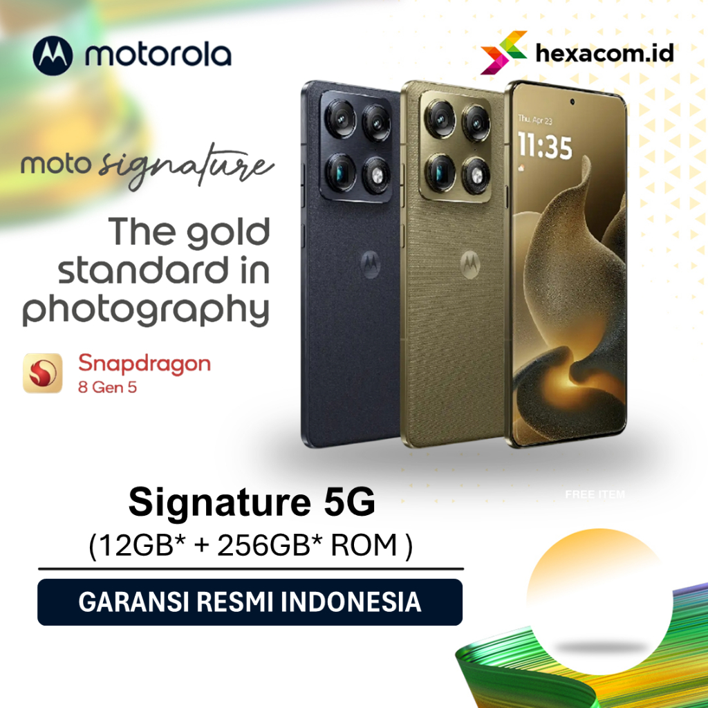 Motorola Signature 5G (12GB 256GB) Snapdragon8 Gen5 / 6.8” AMOLED 165Hz / MotoAI