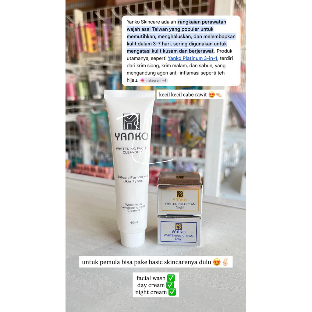 Jual Yanko Skincare Terlengkap & Harga Terbaru Mei 2026 | Shopee Indonesia