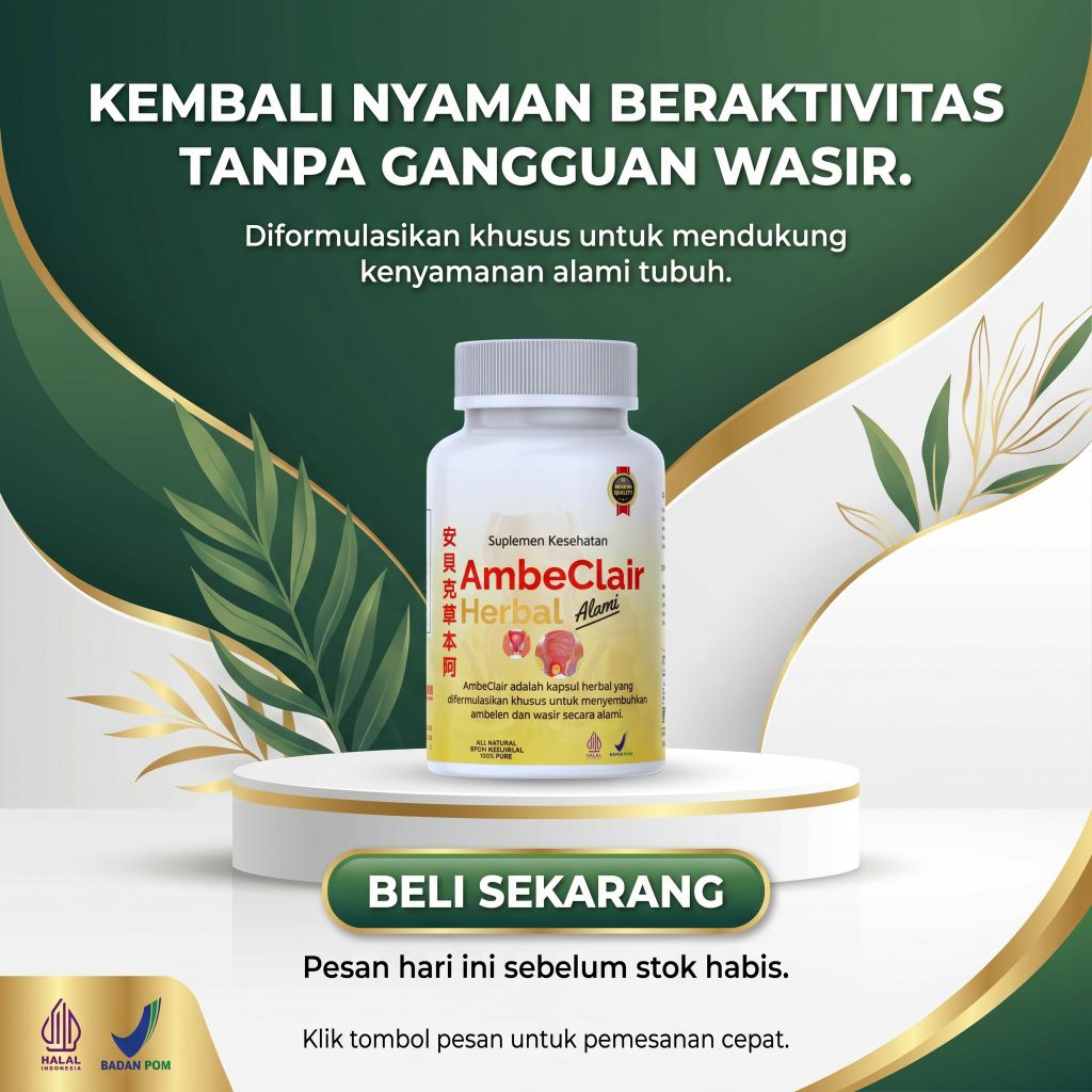 AmbeClair - Obat Herbal Wasir dan Ambeien Alami (Sudah BPOM)