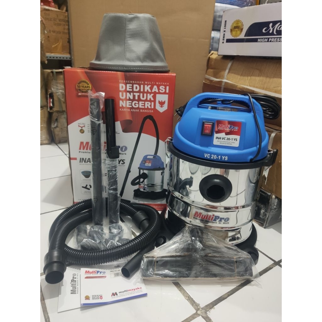 Jual Vacuum cleaner MULTIPRO INA VC20 - 1YS Vakum 20 liter wet dry VC20 ...