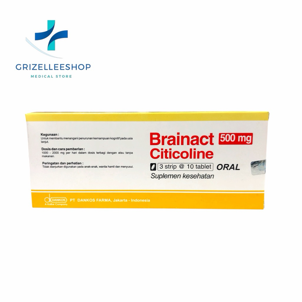 Jual BRAINACT 500MG ISI 30 KAPLET | Shopee Indonesia