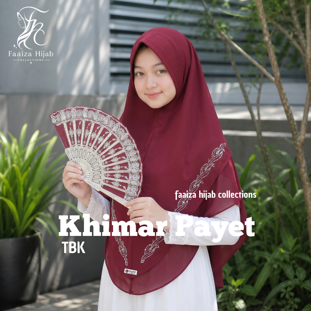 Khimar Payet Jilbab Instan TBK Hijab Instan Ceruty Babydol