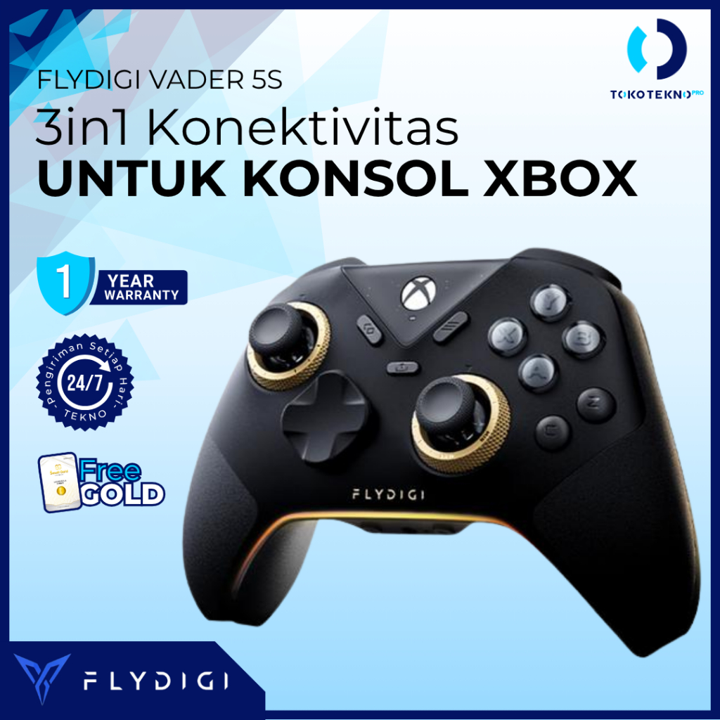 Jual FLYDIGI Vader 5S / 5-S Gamepad Wired Controller for Xbox Series X ...