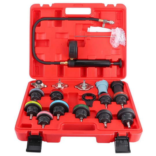 Jual 18PCS Radiator Pressure Tester Kit Universal Alat Uji Tekanan ...