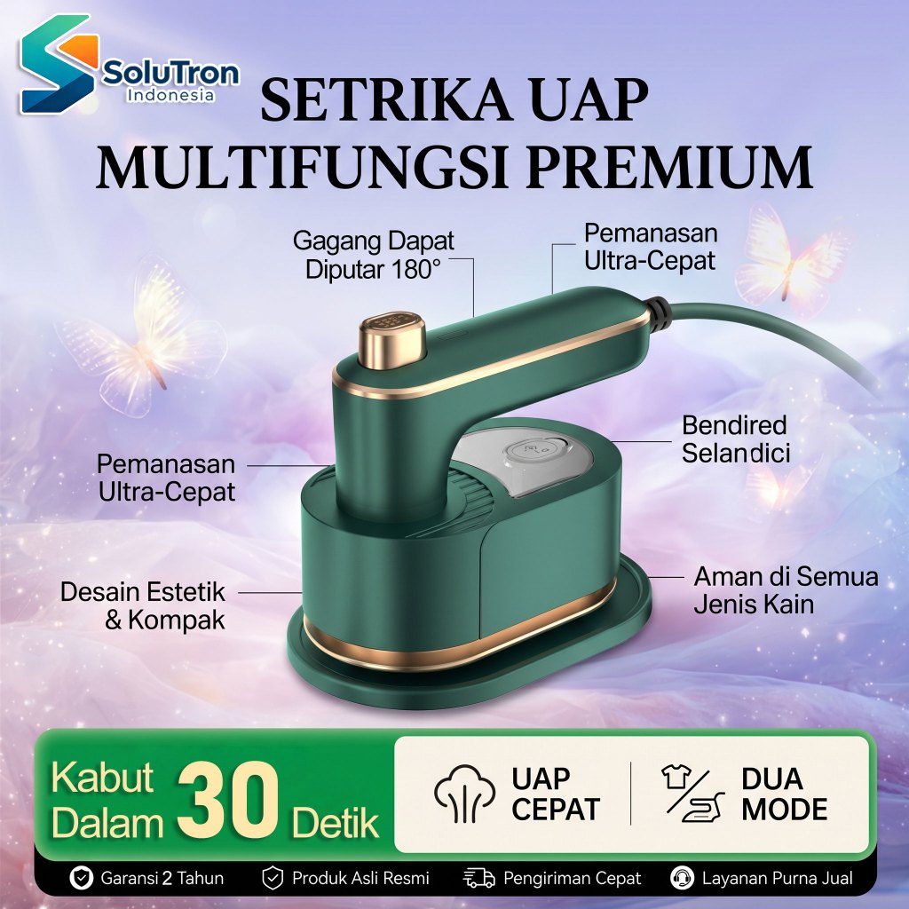 Jual Setrika Uap Portable Versi Terbaru Setrika Mini Listrik Cepat ...