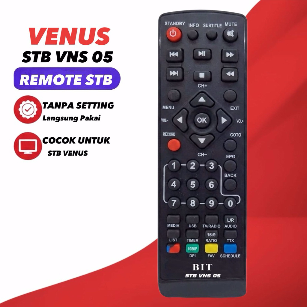 Jual Remote Set Top Box Khusus Matrik Dan Universal | Shopee Indonesia