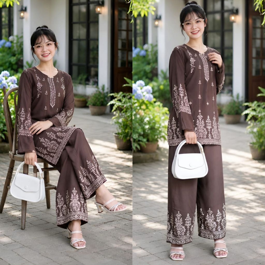 One Set Setelan Rayon Kiara Series 5