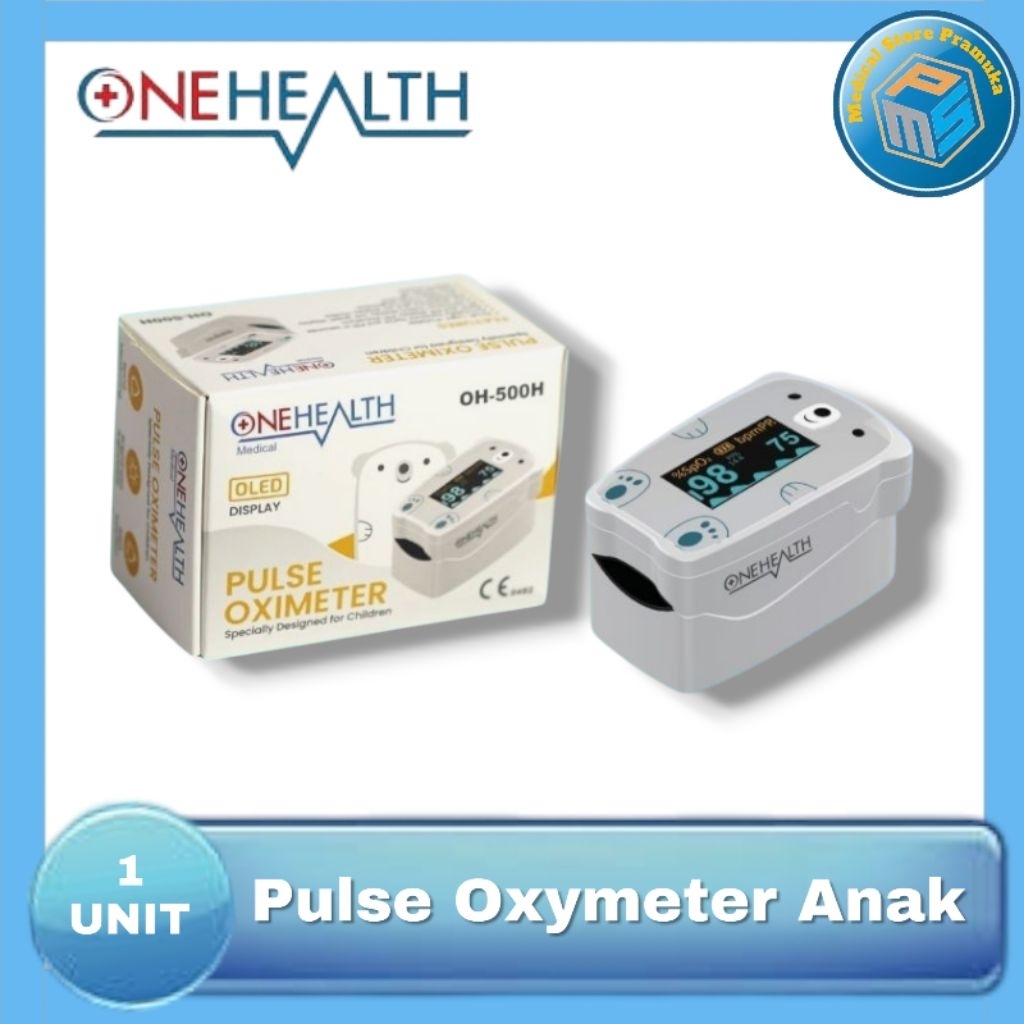 Jual Pulse Oximeter Anak OneHealth OH-500H OLED Screen Saturasi Oksigen ...