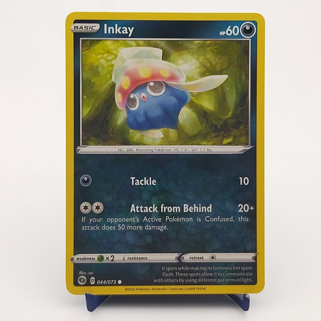 inkay pokemon card Pokemon Trading Card Game Hidden Fates Shiny Rare Inkay SV17 main image 0