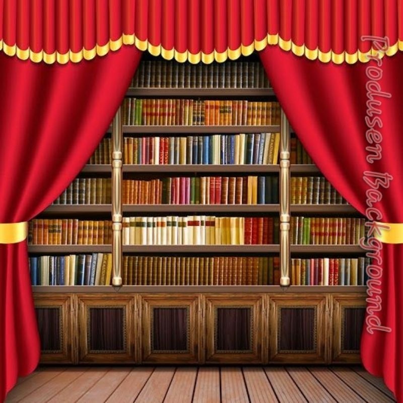 Jual Kain Background Wisuda Tirai Merah Studio Photo Backdrop Kain ...