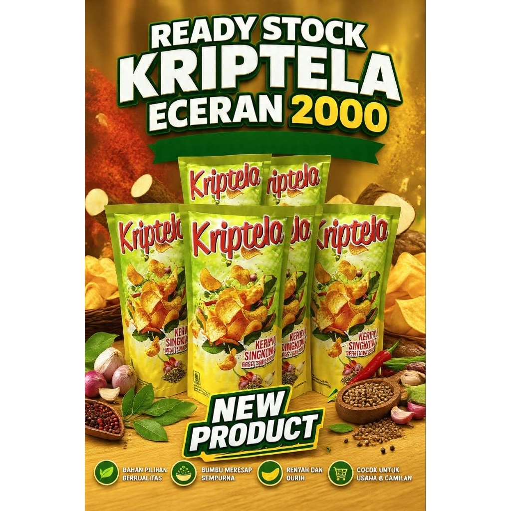 Jual Kriptela Keripik Singkong Rasa Suka Suka Kemasan 25g | Shopee ...