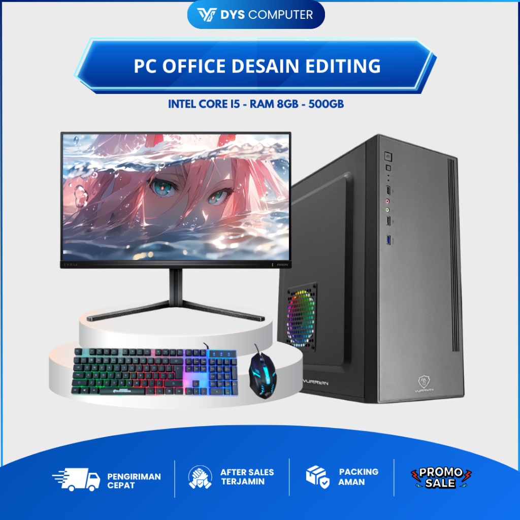 PC Fullset Intel Core I5 Full Game Murah