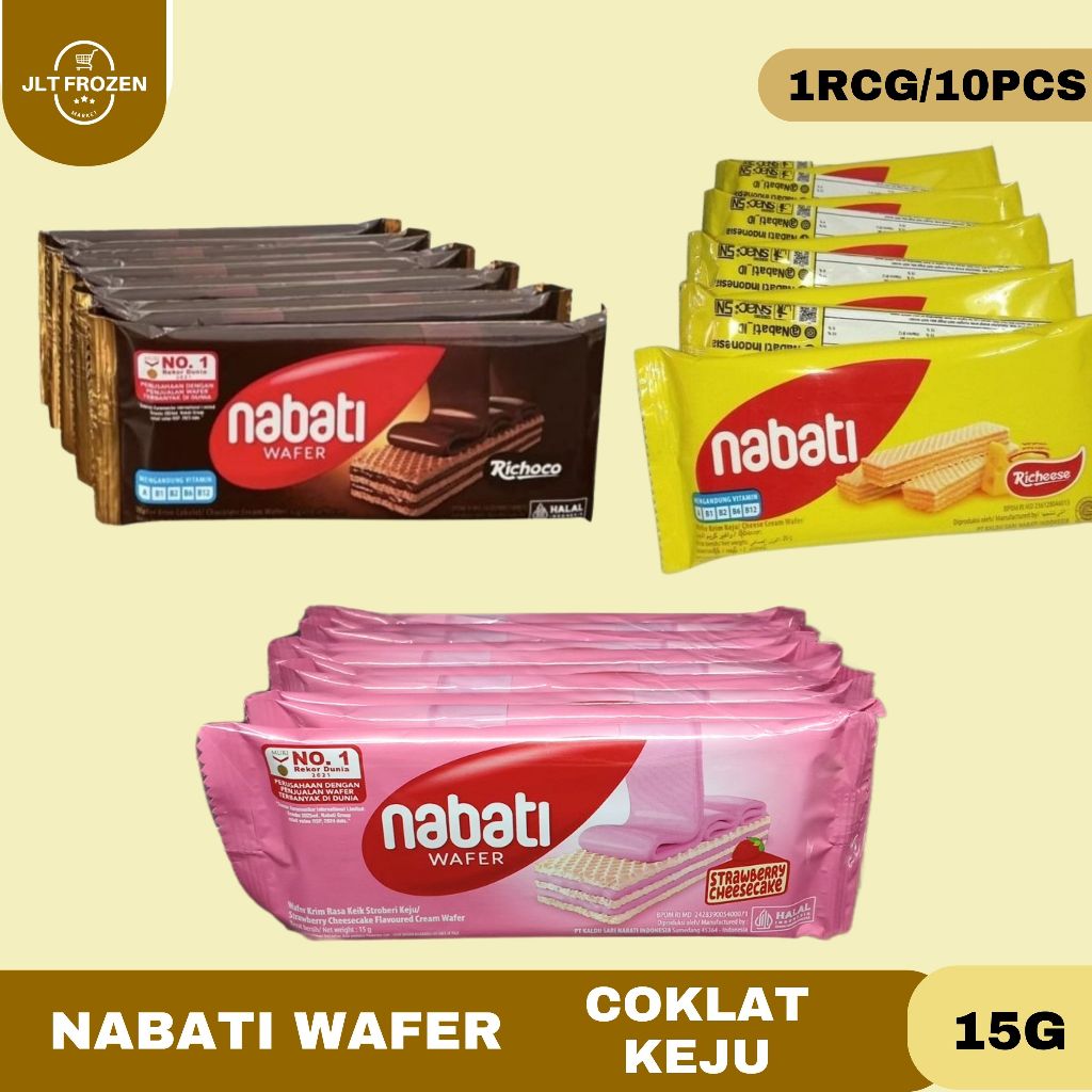 Jual Nabati Wafer 15g - 1RCG/10PCS / Richeese / Richoco / Wafer Rasa ...