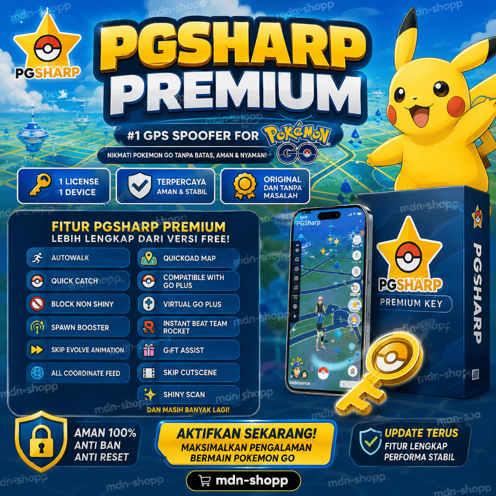 Jual PGSharp Pokemon Go Terlengkap & Harga Terbaru Juli 2026 | Shopee ...