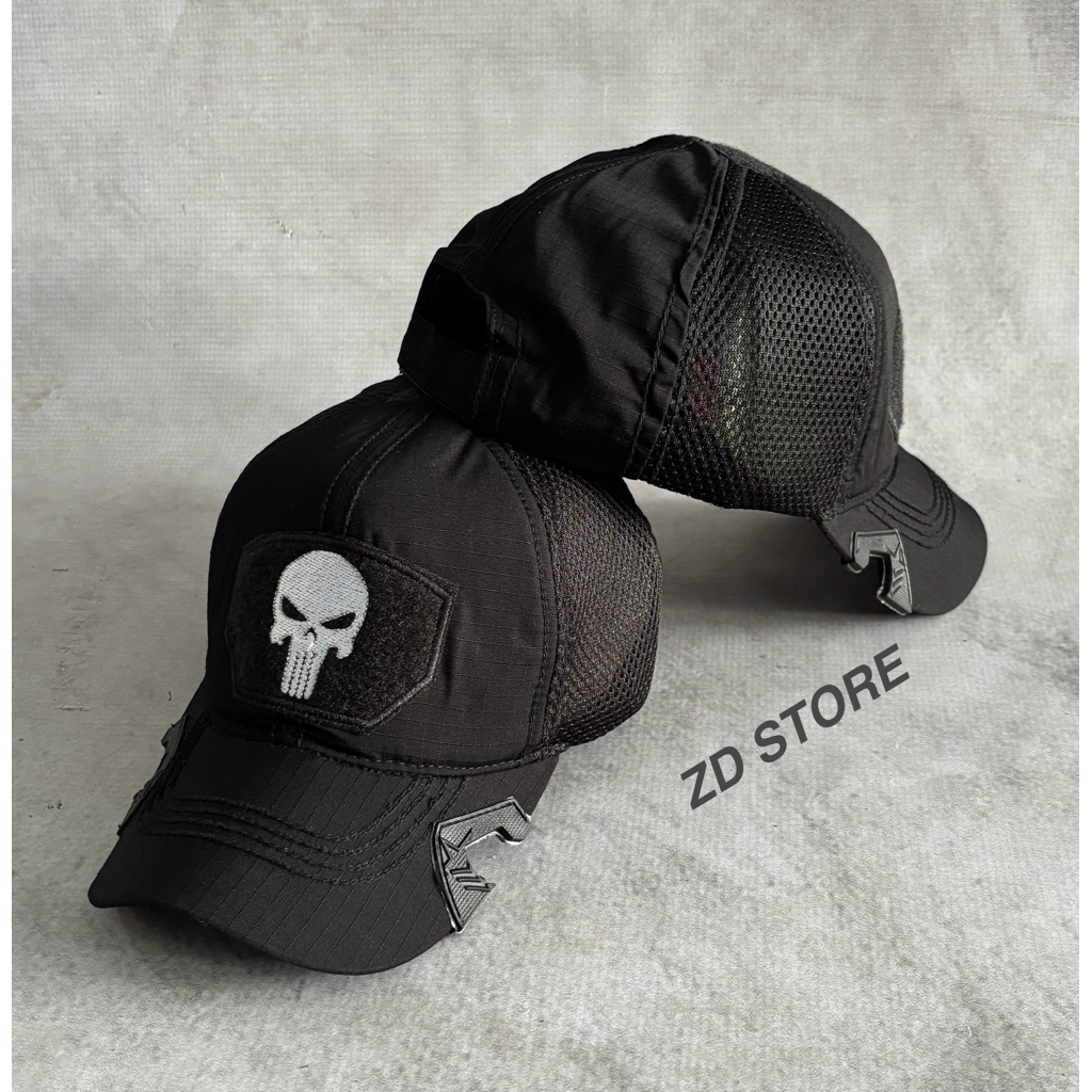 Jual Topi Tactical Hitam punisher coak | Shopee Indonesia