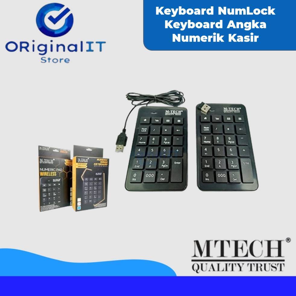 Jual MTECH Keyboard NumLock Keyboard Angka Numerik Kasir | Shopee Indonesia