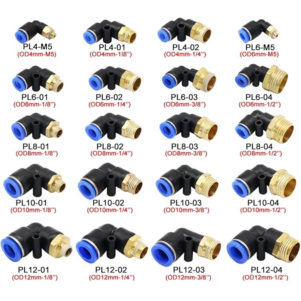 Jual FITTING PNEUMATIC ELBOW NEPPEL PNEUMATIC PL 4MM-12MM | Shopee ...