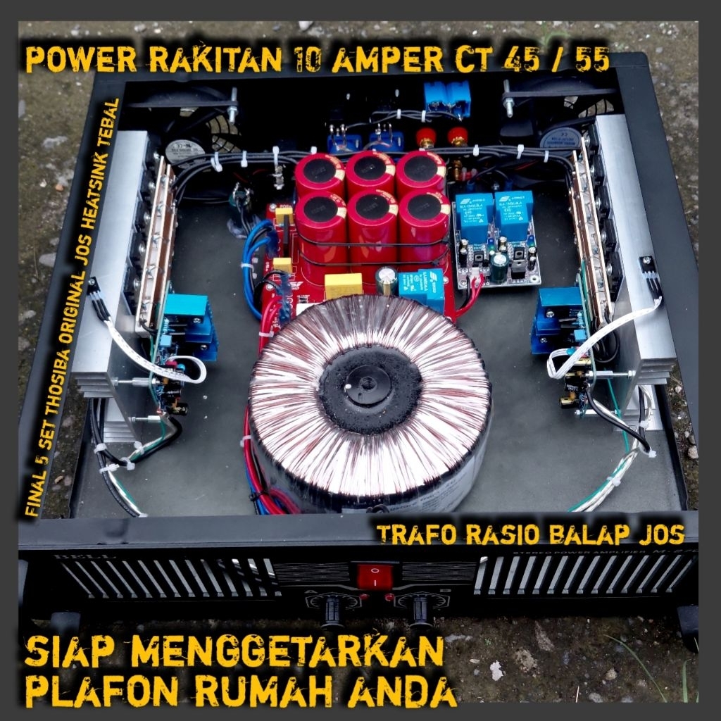 Jual power amplifier rakitan 10 Amper | Shopee Indonesia