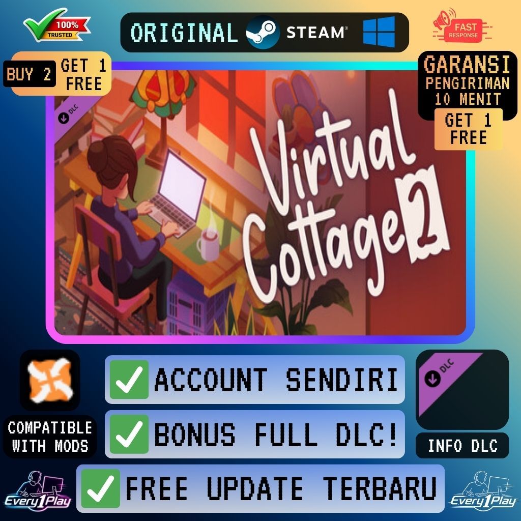 Jual Steam Virtual Cottage Terlengkap & Harga Terbaru Juli 2026 ...