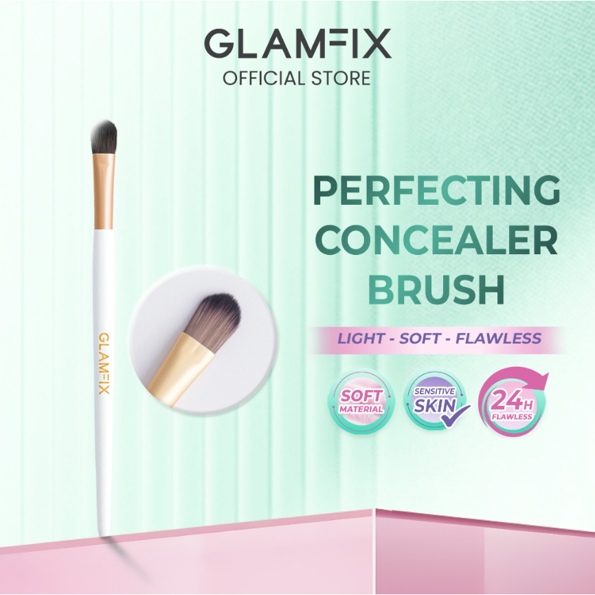 Jual GLAMFIX Perfecting Concealer Brush (1 PCS) – Kuas Concealer Makeup ...