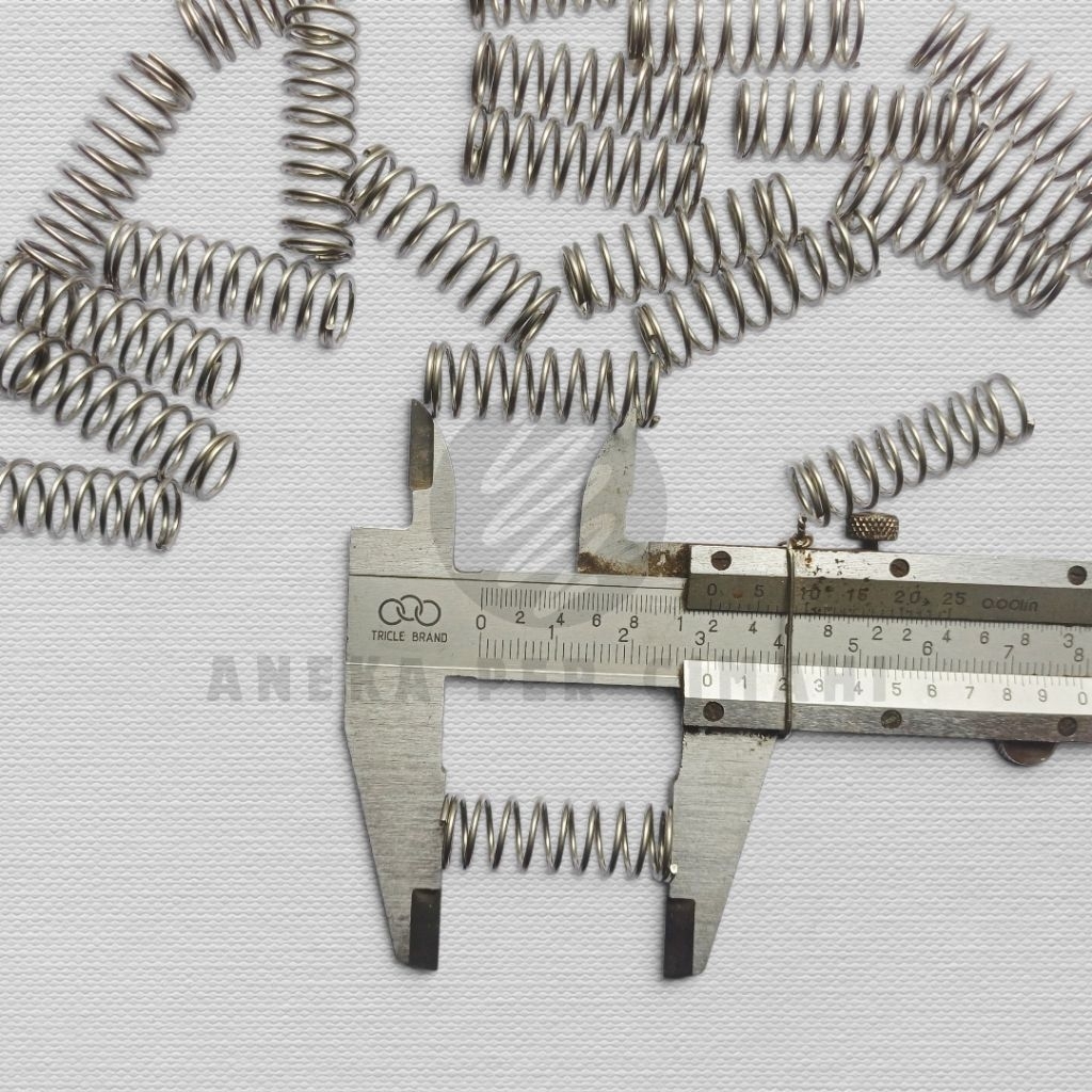 Jual Per Spring Tekan 1mm Stainless OD 10mm Panjang 3cm | Shopee Indonesia