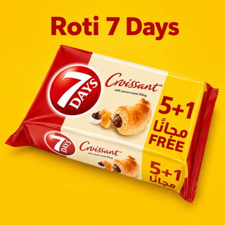 Jual Roti 7 days croissant Asli Arab 5 pcs + gratis 1 pcs | Shopee ...