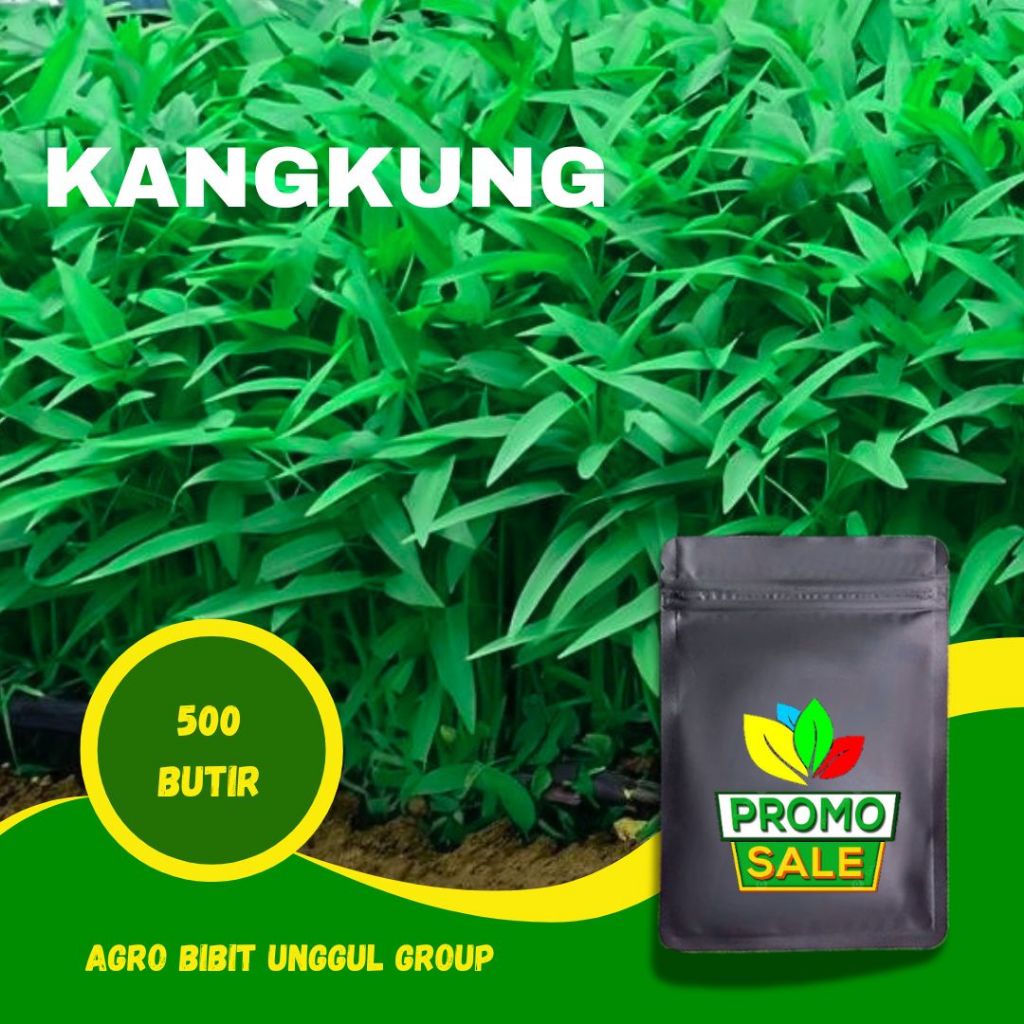 Benih Kangkung Daun Lebar isi 500 Benih Agro Bibit Unggul Seed