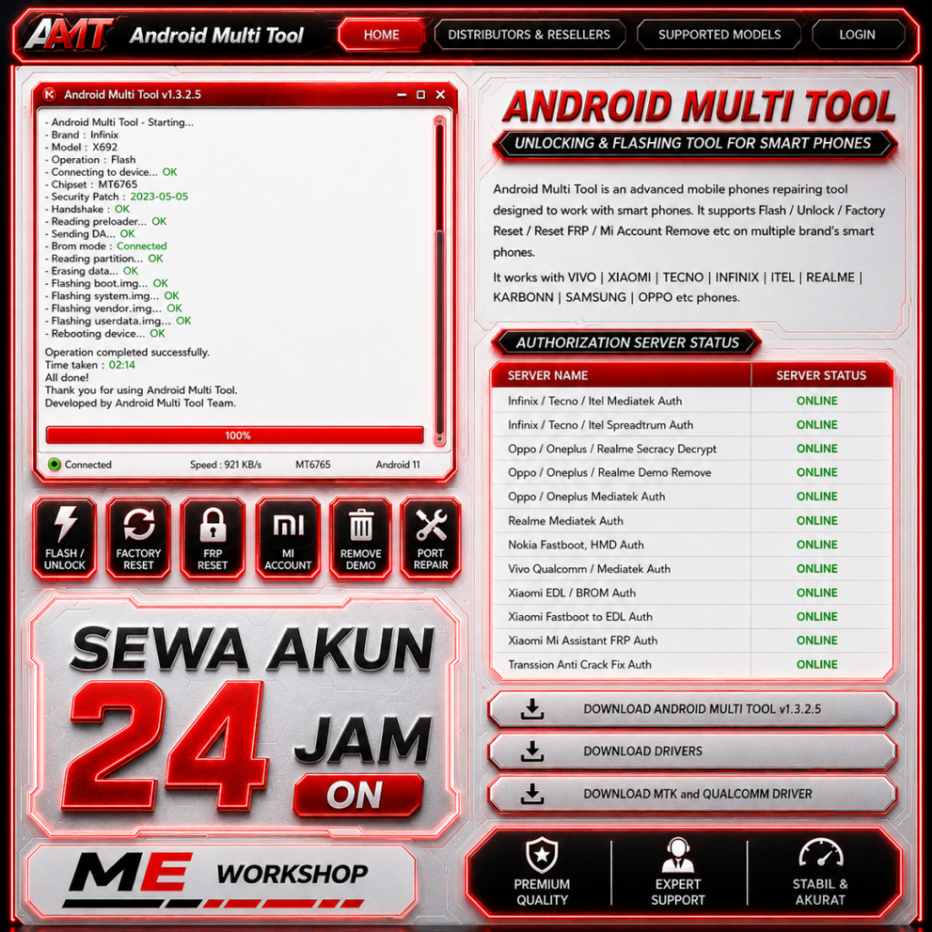 Jual RENTAL AMT | ANDROID MULTI TOOL on 24 jam | Shopee Indonesia