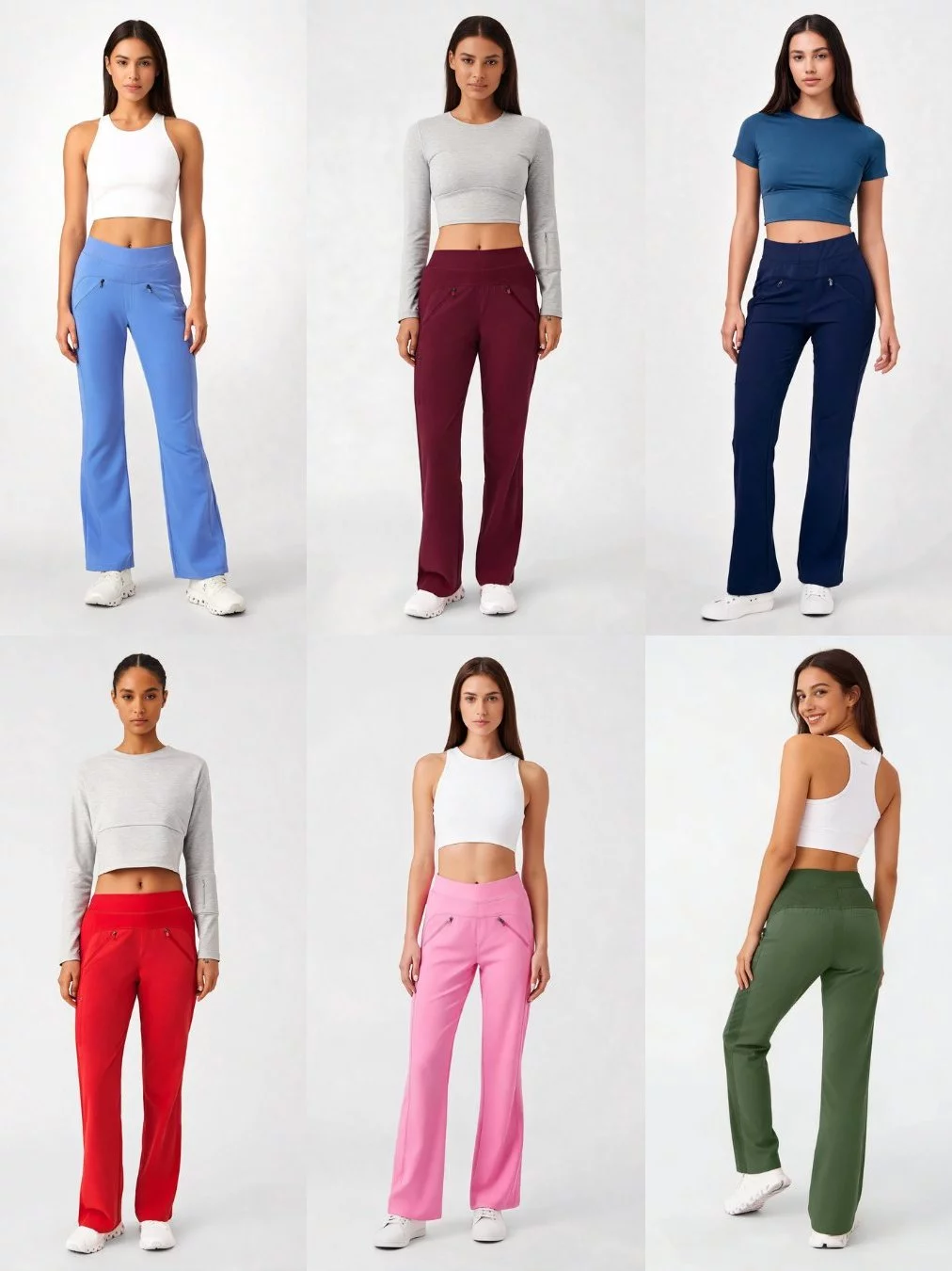 Celana Sport Wanita Bootcut WC 5-Pocket Bootcut Track Pants - 2450