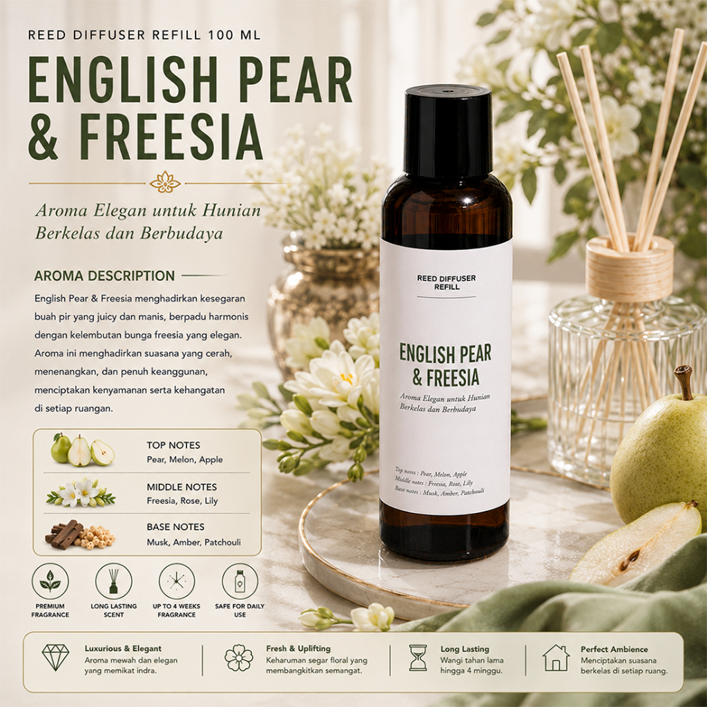 Jual Isi Ulang Reed Diffuser 100 ml | Shopee Indonesia