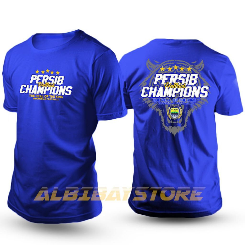 Jual Kaos PERSIB BANDUNG HATTRICK JUARA Champions 2006 | Shopee