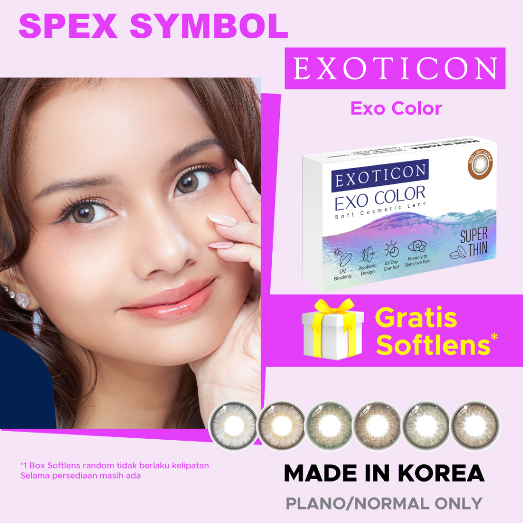 Jual Spex Symbol Softlens Exoticon Color - Exo Color Series By Exoticon ...