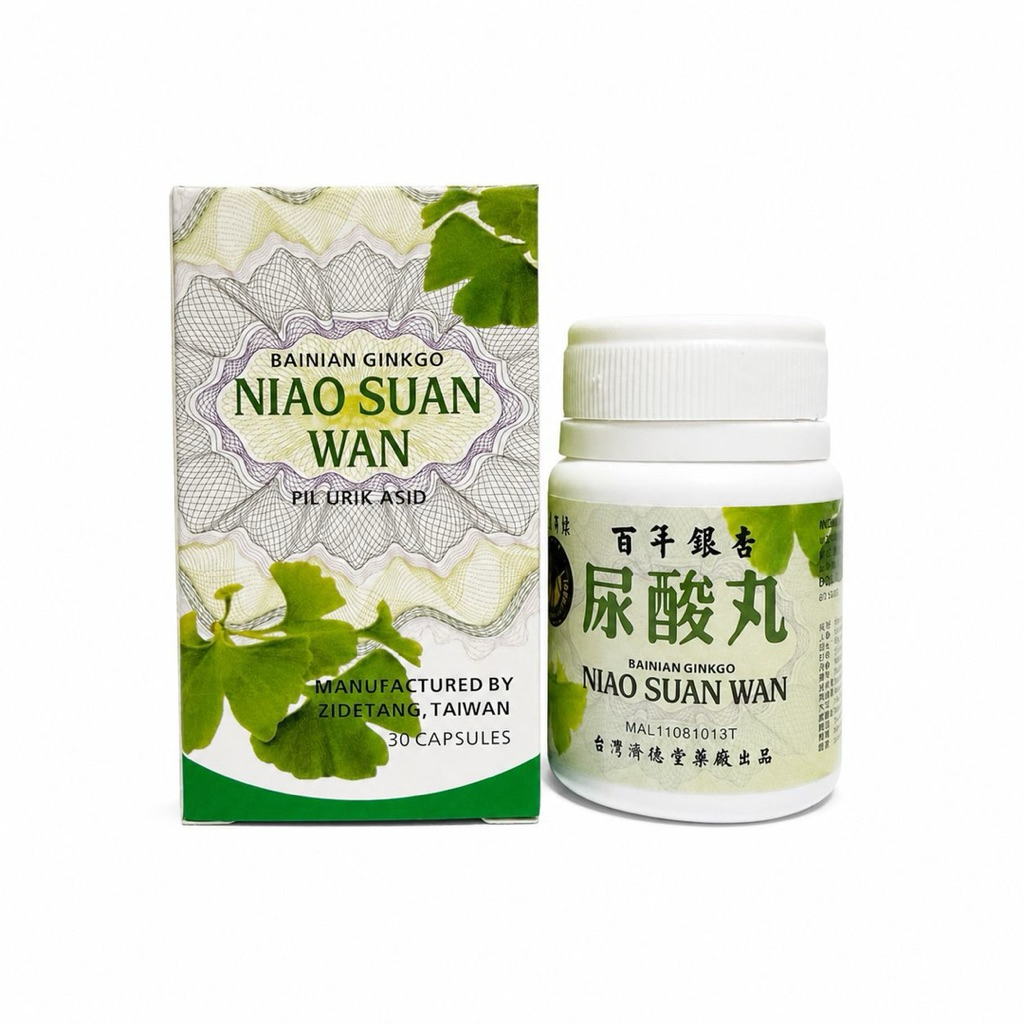 BAINIAN GINKGO NIAO SUAN WAN PIL URIK ASID