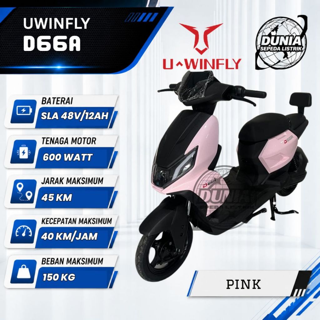 Jual SEPEDA LISTRIK UWINFLY D66A | Shopee Indonesia