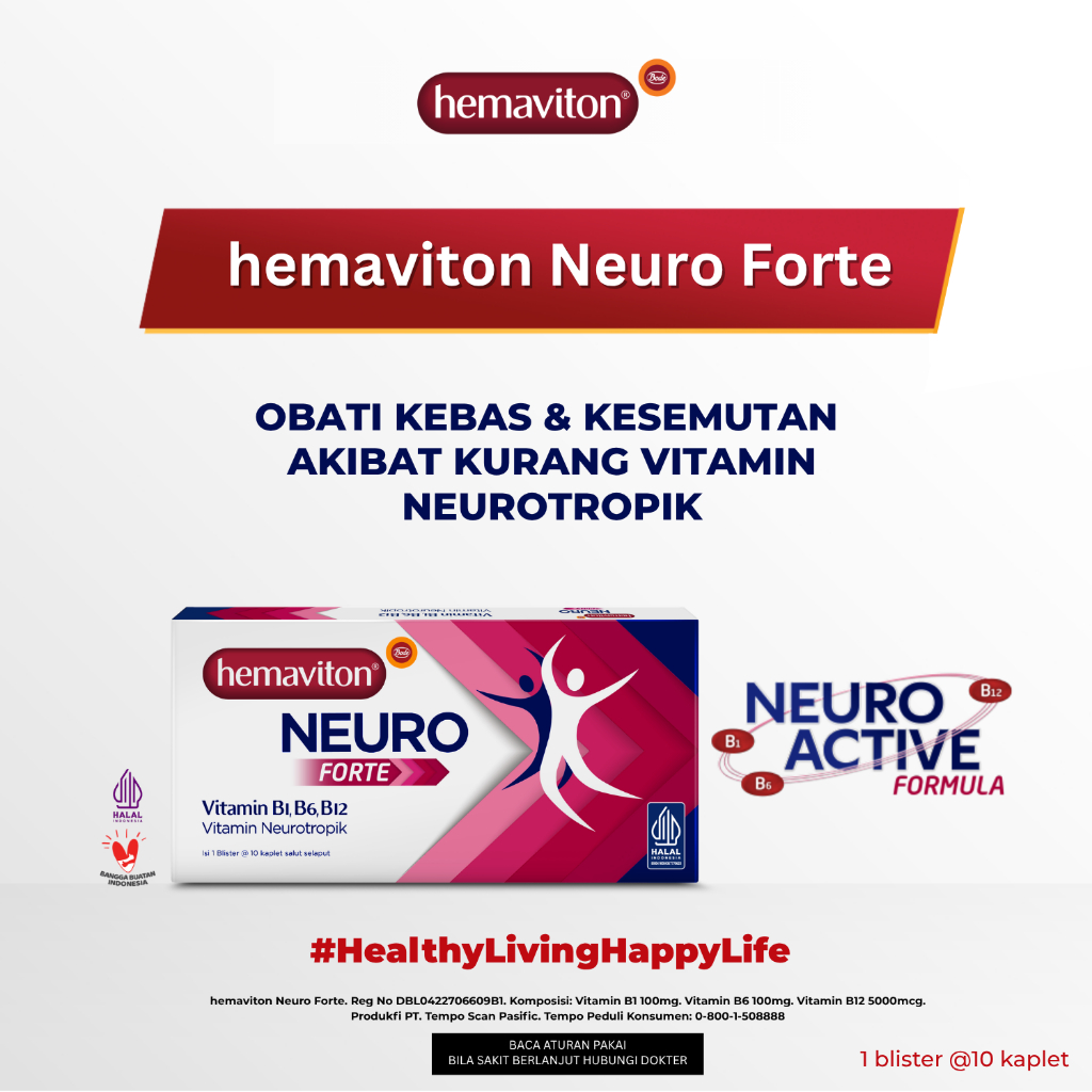 Jual hemaviton Neuro Forte (1 blister @10 Kapsul) [Exp : 01.2027 ...