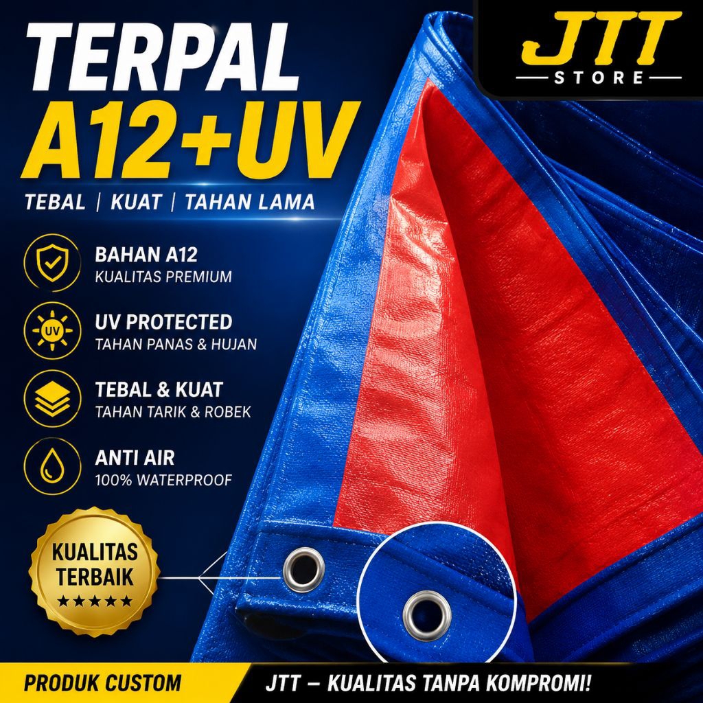 Jual CUSTOM TERPAL A12 TEBAL LEMBARAN FULL SEED SIAP PAKAI | Shopee ...