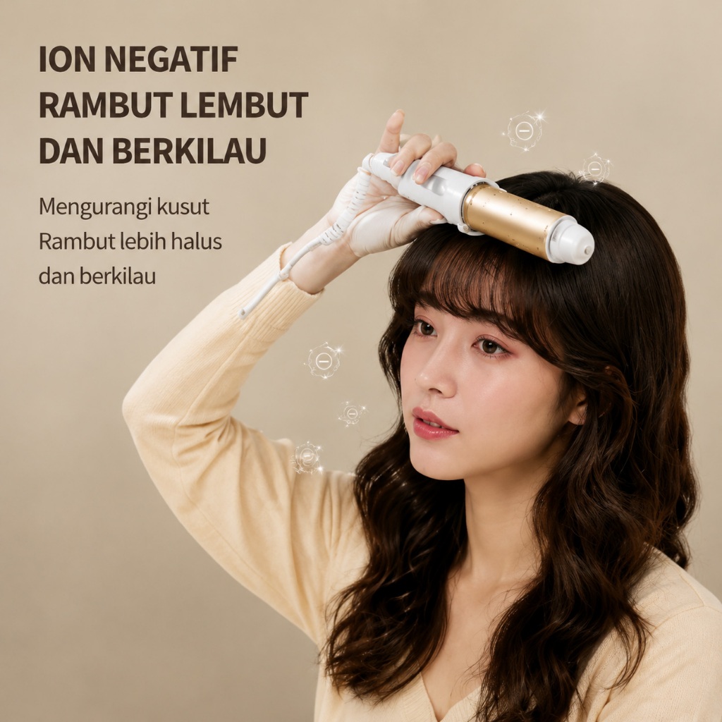Jual Tongkat rambut keriting 2in 1 Catok Lurus Keriting Hair ...