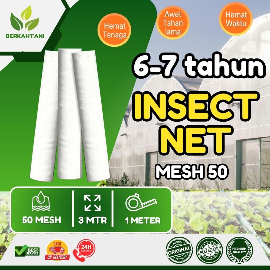 Jual Insect Net Putih Mesh 50 Harga Meteran | Shopee Indonesia