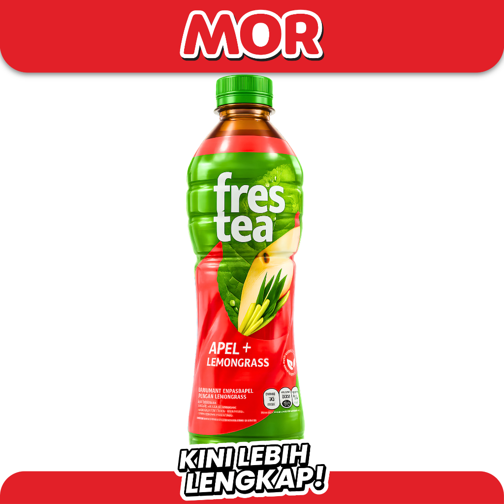 Jual FRESTEA Apple Tea Teh Manis Rasa Buah Apel + Lemon Grass 500 ml ...