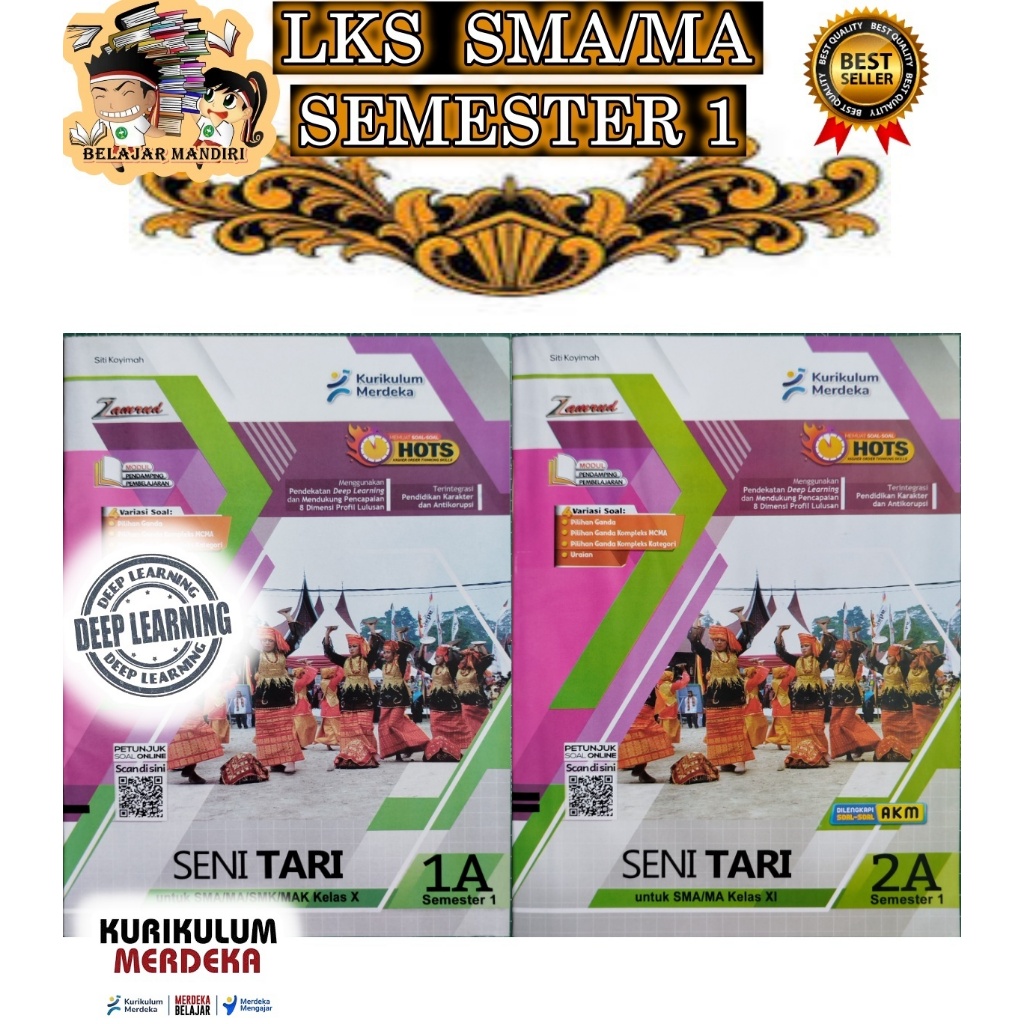Jual LKS Seni Tari SMA/MA Kelas 10, 11 Semester 1 Kurikulum Merdeka ...
