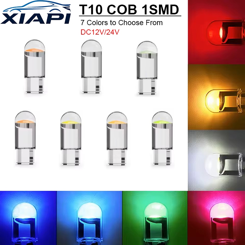 LAMPU LED T10 COB 1 LED 12V BAHAN KACA 360 LAMPU SENJA HIGH QUALITY