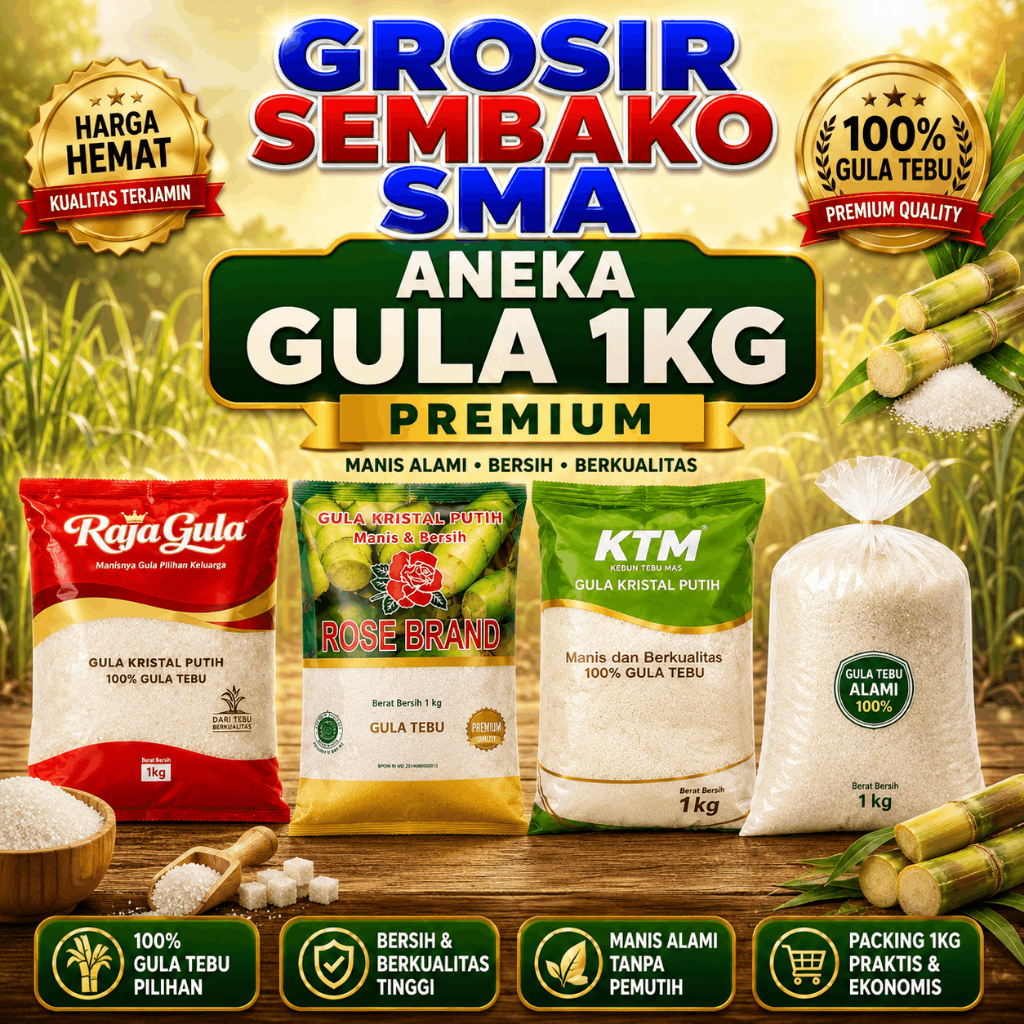 Jual ANEKA GULA 1KG. MEREK DAGANG = ROSEBRAND-RAJA GULA-KTM-GULA CURAH ...