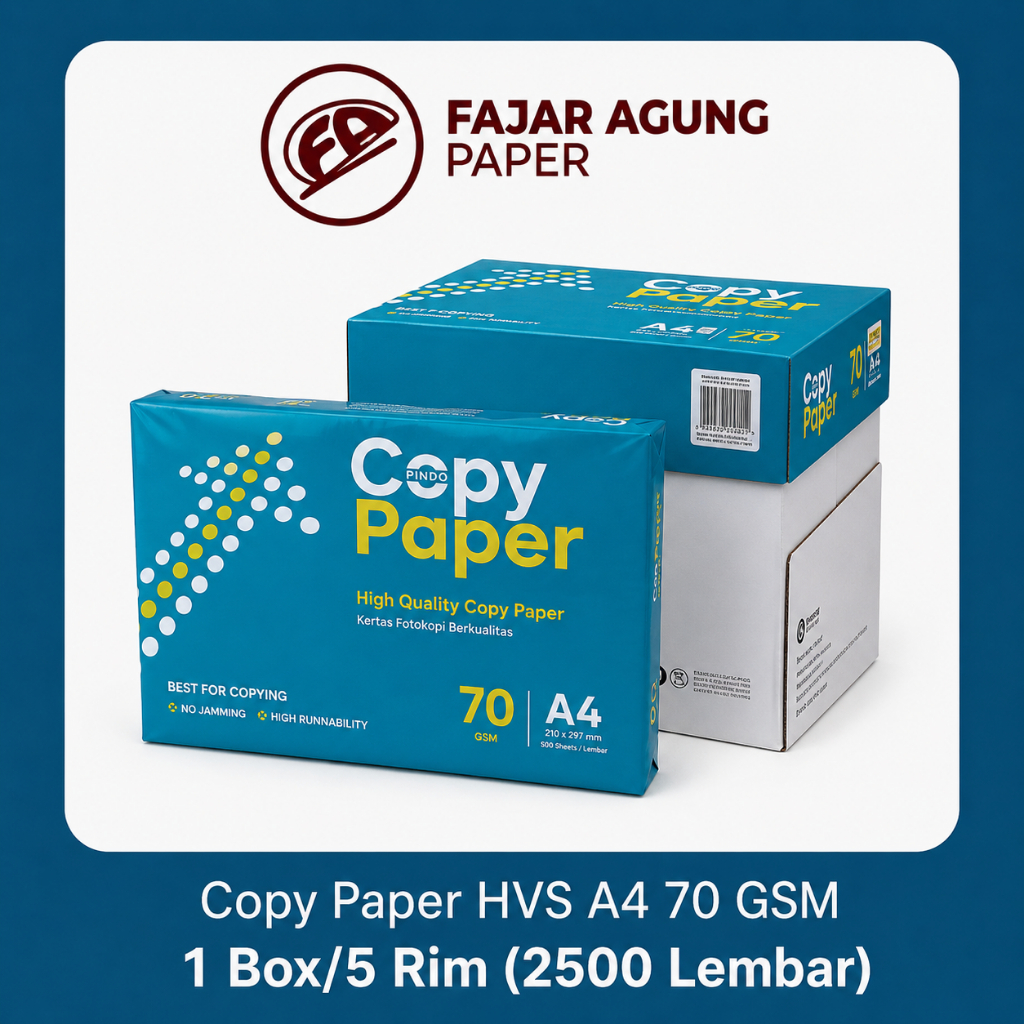 Jual Kertas HVS A4 70 Gram Terlengkap & Harga Terbaru Juli 2026 ...