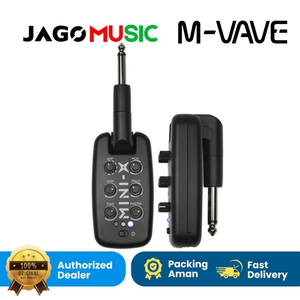 Jual M-VAVE MINI-X Headphone Guitar Amp Plug Portable Rechargeable ...