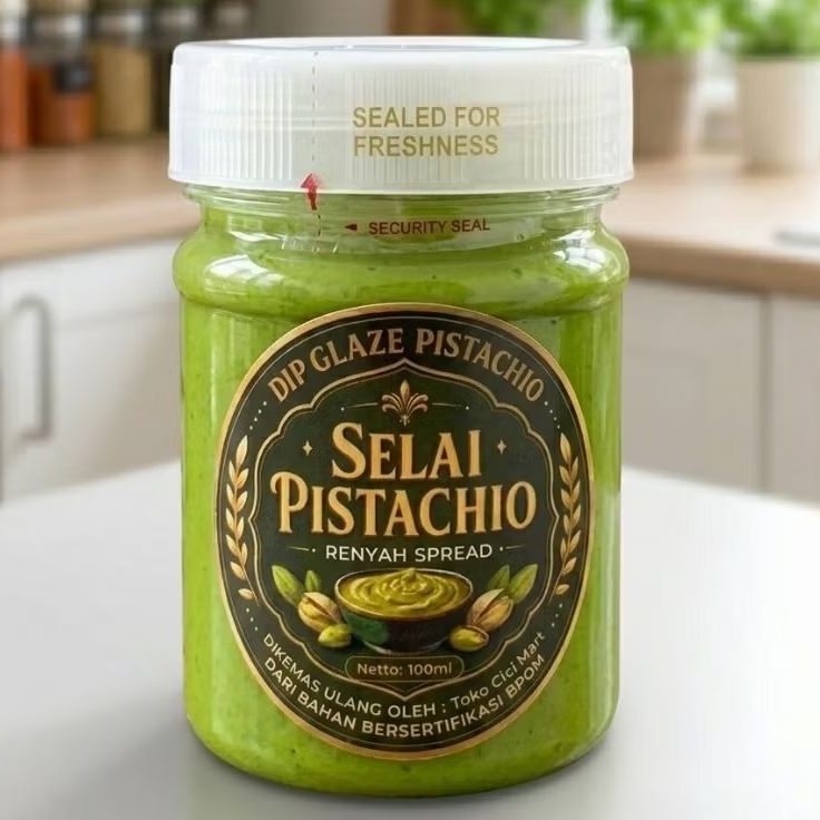 Jual selai pistachio 100 gram. dan selai matcha | Shopee Indonesia
