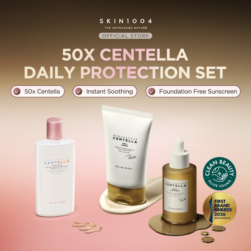 Jual SKIN1004 Madagascar Centella Teca Daily Protection Set (Centella ...