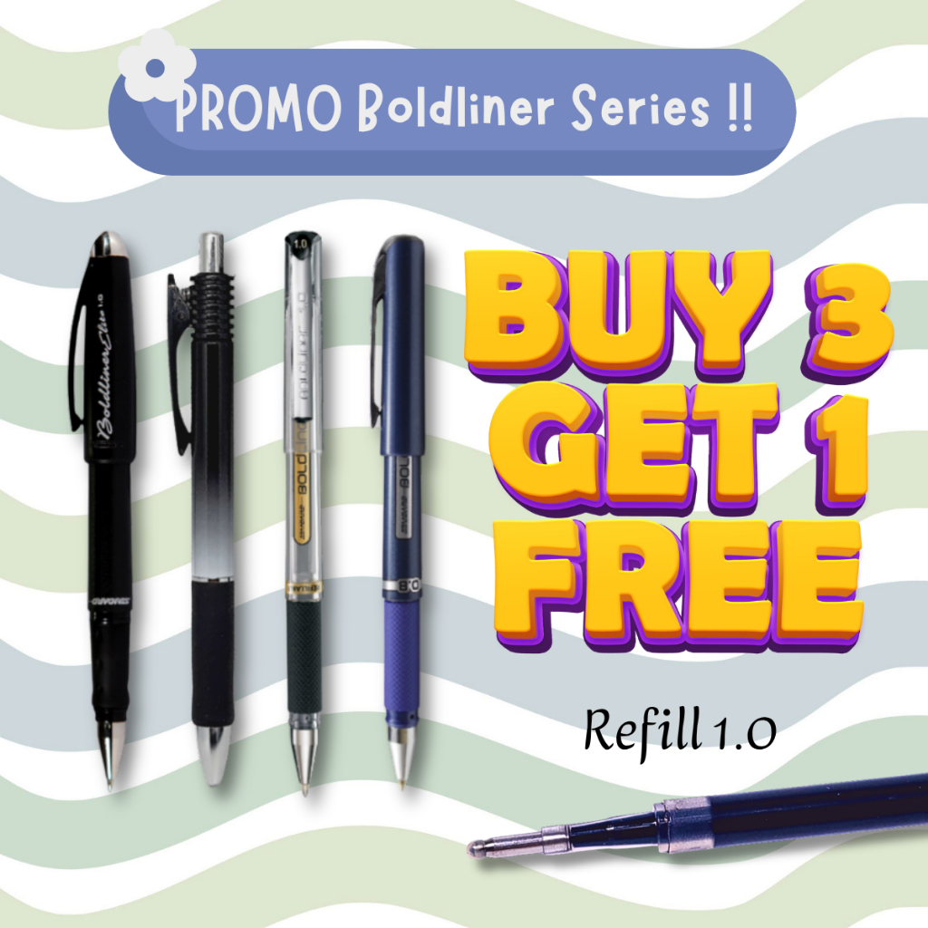Standard - Pulpen Boldliner R  1.0  ( Alat Tulis / Pen / Ballpoint / Pena )