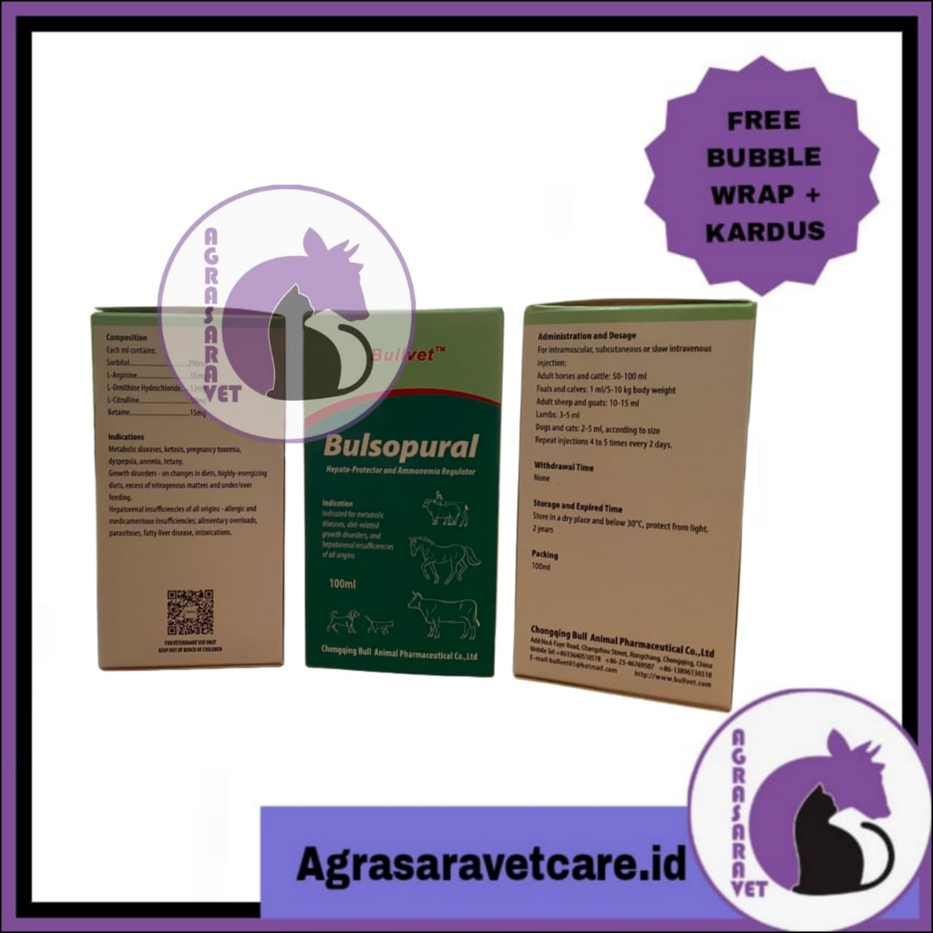 Jual Bulsopural 100 ml - hepato protector hewan LIKE ornipural | Shopee ...